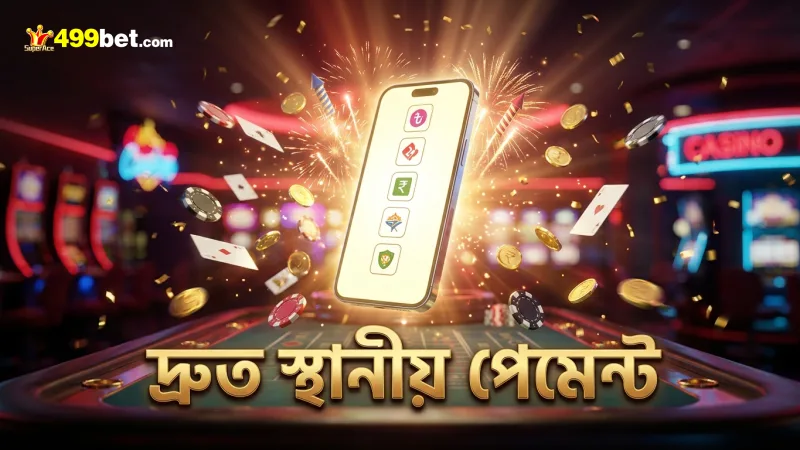 স্থানীয় পেমেন্ট অপশন দ্রুত লেনদেন সম্পন্ন করে।