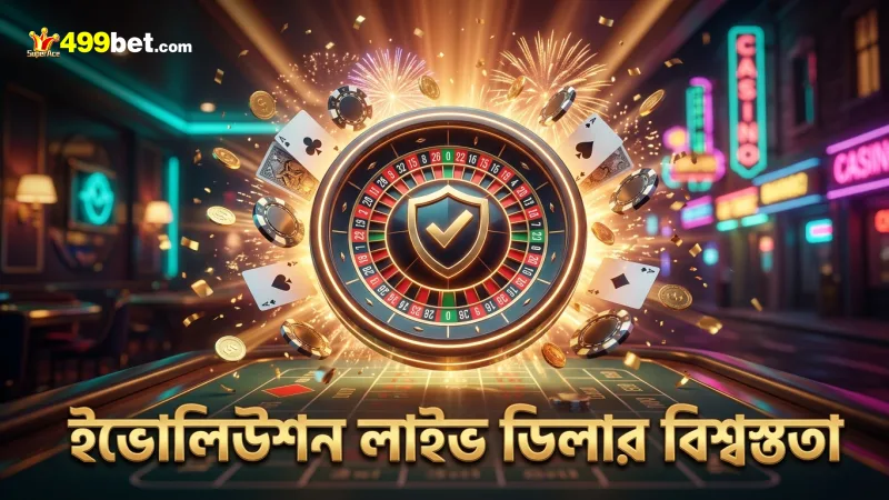 ইভোলিউশন গেমিং-এর বিশ্বস্ত লাইভ ডিলার পরিবেশ