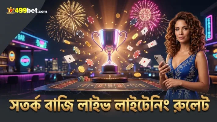 সতর্কতা ও সঠিক বাজি ব্যবস্থাপনা লাইভ লাইটেনিং রুলেটে ভুল এড়ায়।