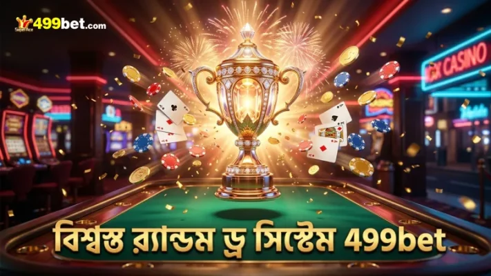 499bet-এর নিরাপদ ও প্রত্যয়িত র্যান্ডম ড্র সিস্টেমে বিশ্বাস স্থাপন করুন