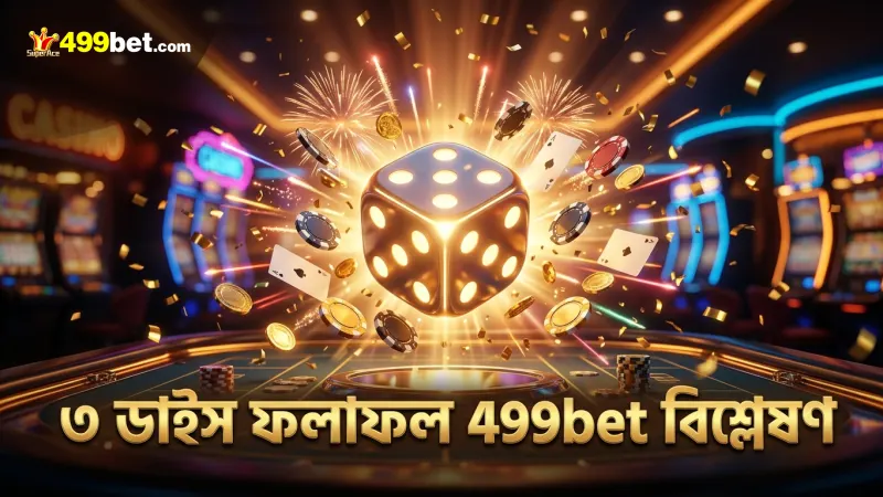 ৩টি ডাইসের ফলাফলের সঠিক সম্ভাবনা বিশ্লেষণ করে 499bet
