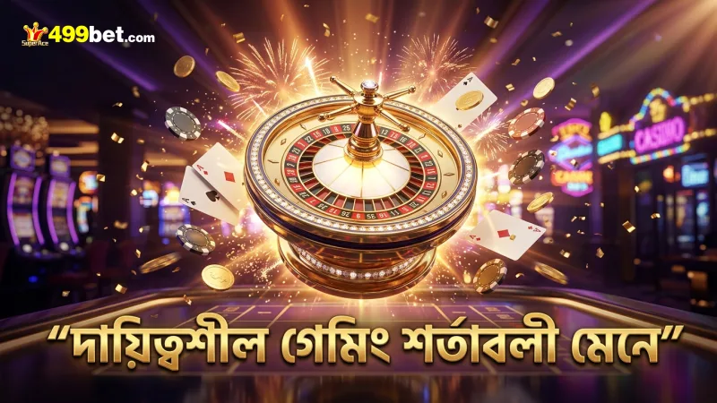 দায়িত্বশীল গেমিং শর্তাবলী মেনে সম্ভব